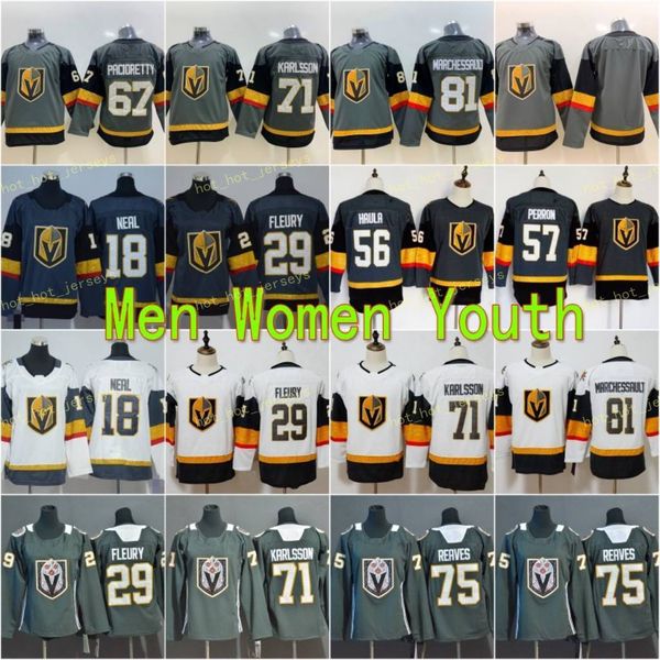 2021 women youth vegas golden knights 67 max pacioretty 29 marc-andre fleury 71 william karlsson 75 ryan reaves jonathan marchessault stich, Black;red
2021 women youth vegas golden knights 67 max pacioretty 29 marc-andre fleury 71 william karlsson 75 ryan reaves jonathan marchessault stich, Black;red