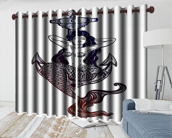 custom made window 3d curtain 3d window curtain grommet mermaid wholesale curtain for living room
custom made window 3d curtain 3d window curtain grommet mermaid wholesale curtain for living room
