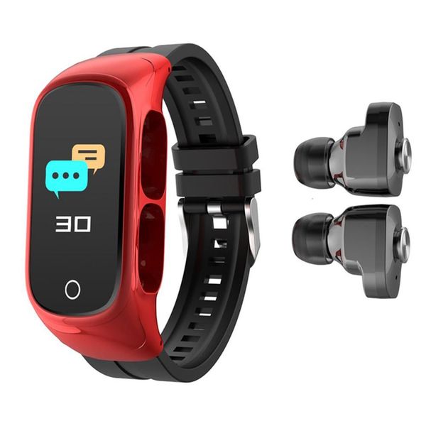 smart watch n8, wristband with tws headset, bluetooth, call, music, fitns tracker, portable device
smart watch n8, wristband with tws headset, bluetooth, call, music, fitns tracker, portable device