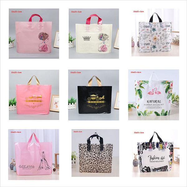 thick large plastic shopping bags thick boutique gift clothing packaging plastic gift bag with handle 10pcs multiple patterns
thick large plastic shopping bags thick boutique gift clothing packaging plastic gift bag with handle 10pcs multiple patterns