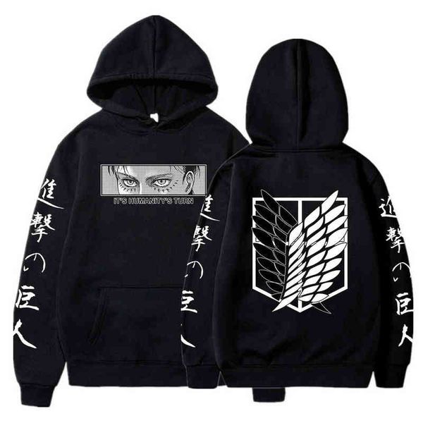 anime attack on titan aot hoodie eren jaeger sweatshirts cozy sweatsuit sudadera felpa moletom w220309, Black
anime attack on titan aot hoodie eren jaeger sweatshirts cozy sweatsuit sudadera felpa moletom w220309, Black