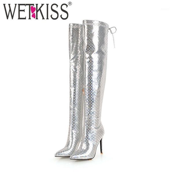 wetkiss snake print over the knee women boots pointed toe zip cross tied footwear high heels female boots woman shoes 20201, Black
wetkiss snake print over the knee women boots pointed toe zip cross tied footwear high heels female boots woman shoes 20201, Black
