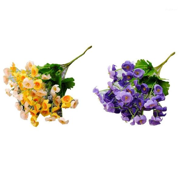 promotion 2 pcs bouquet artificial campanula silk flowers wedding party home decoration , yellow & purple1
promotion 2 pcs bouquet artificial campanula silk flowers wedding party home decoration , yellow & purple1