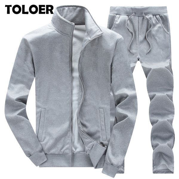 solid tracksuit men fashion hoodies set zipper mens sweat suit sweatshirts pants male jogging fitness training suits coats 201109, Gray
solid tracksuit men fashion hoodies set zipper mens sweat suit sweatshirts pants male jogging fitness training suits coats 201109, Gray