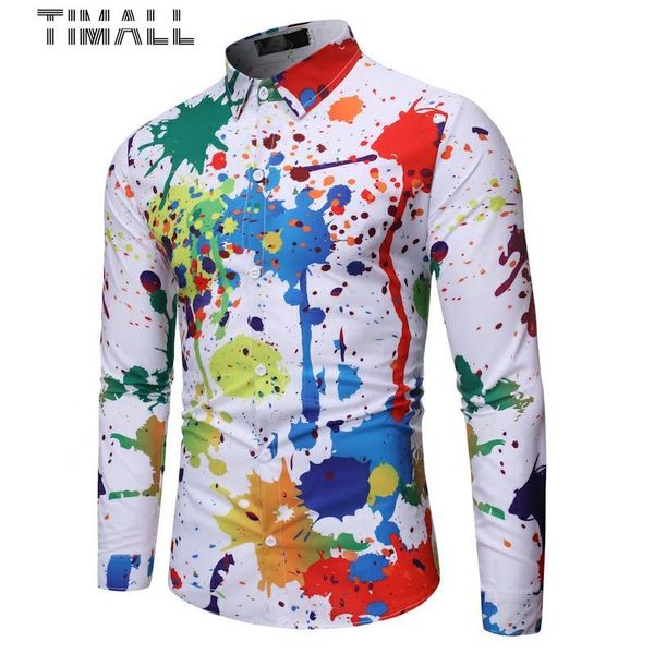 timall new fashion men casual shirt men's long sleeve flower shirt chemise homme social men, White;black
timall new fashion men casual shirt men's long sleeve flower shirt chemise homme social men, White;black