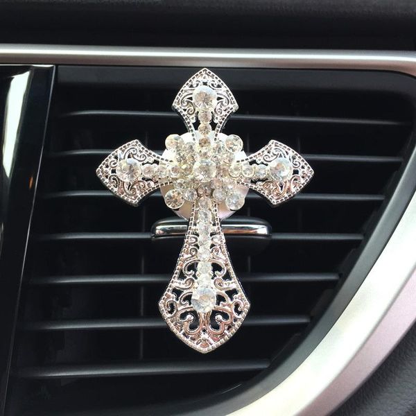 car ornaments diamond cross jesus car air freshener clip aroma diffuser fragrances in auto accessories interior decoration
car ornaments diamond cross jesus car air freshener clip aroma diffuser fragrances in auto accessories interior decoration