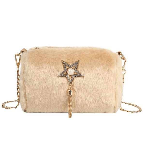 ocardian messenger bags women 2020 new plush fashion wild corduroy lock buckle messenger bag leisure shoulder bags