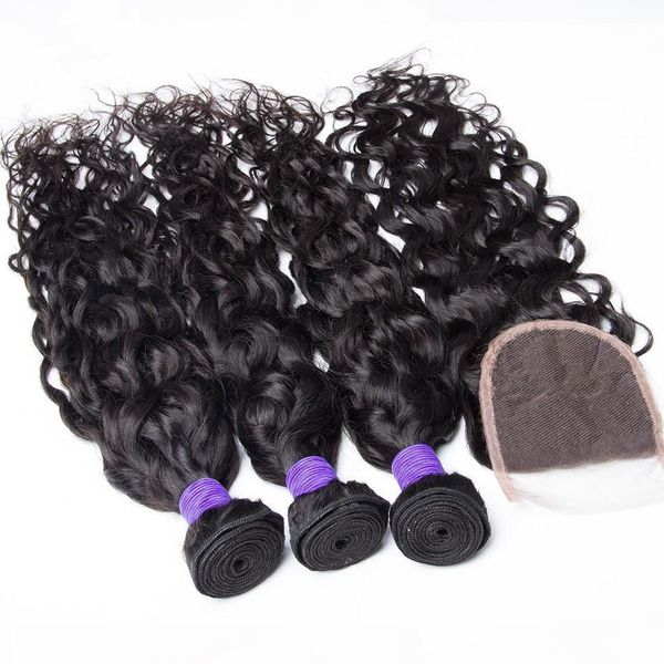 parting 4*4 closure with peruvian hair bundles water wave 3pcs human hair with lace closure peruvian wet and wavy 4pcs lot, Black
parting 4*4 closure with peruvian hair bundles water wave 3pcs human hair with lace closure peruvian wet and wavy 4pcs lot, Black