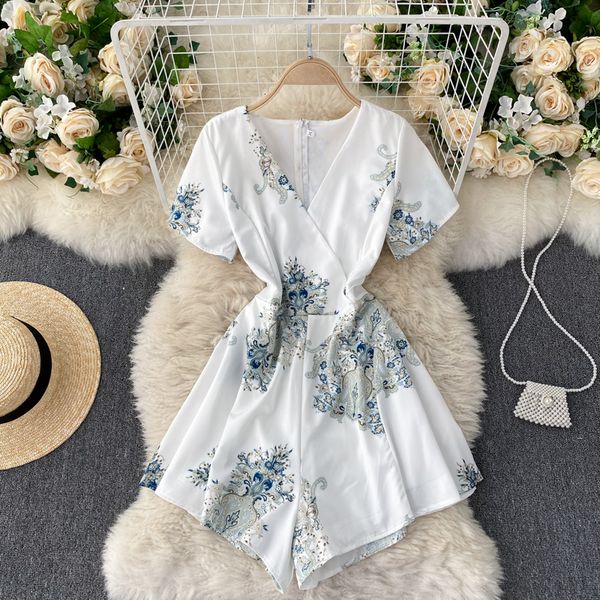 2021 new singiny feminine retro printing fashion overalls summer vacation long short beach 6ngy, Black;white 
2021 new singiny feminine retro printing fashion overalls summer vacation long short beach 6ngy, Black;white
