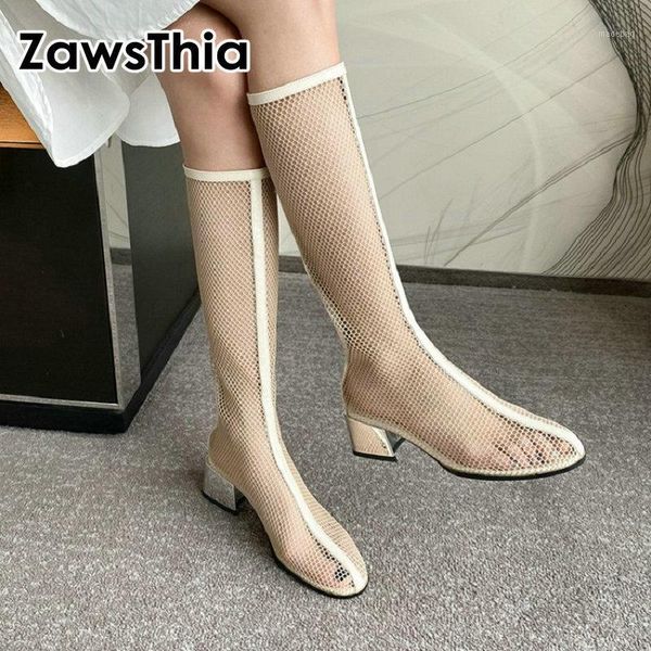boots zawsthia 2021 summer spring air mesh net hallow womens shoes silver chunky high heels woman knight knee zipper boots1, Black
boots zawsthia 2021 summer spring air mesh net hallow womens shoes silver chunky high heels woman knight knee zipper boots1, Black