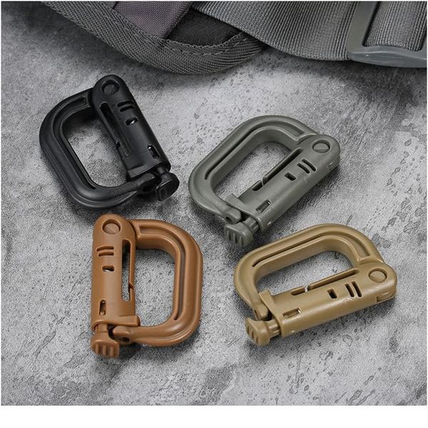 10pcs plastic carabiner army d-ring hook molle webbing backpack buckle clip snap safe lock camping hiking climb outdo qyloic
10pcs plastic carabiner army d-ring hook molle webbing backpack buckle clip snap safe lock camping hiking climb outdo qyloic