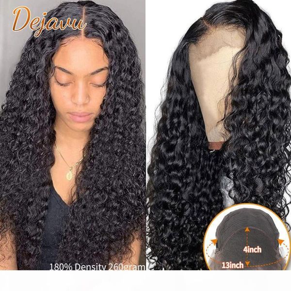 dejavu water wave wig short curly lace front human hair wigs for black women bob long deep 13*4 lace front wig brazilian 4*4, Black;brown
dejavu water wave wig short curly lace front human hair wigs for black women bob long deep 13*4 lace front wig brazilian 4*4, Black;brown