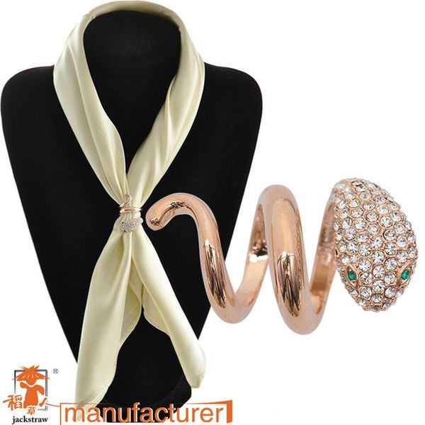 pins, brooches fashion korean wholesale rose gold snake animals scarf ring rhinestone buckle for women, Gray
pins, brooches fashion korean wholesale rose gold snake animals scarf ring rhinestone buckle for women, Gray