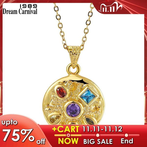 dreamcarnival1989 dazzling golden color zircon pendant necklace with infinity 6 stones bezel setting chic friday jewelry wp6631 q1113, Silver
dreamcarnival1989 dazzling golden color zircon pendant necklace with infinity 6 stones bezel setting chic friday jewelry wp6631 q1113, Silver