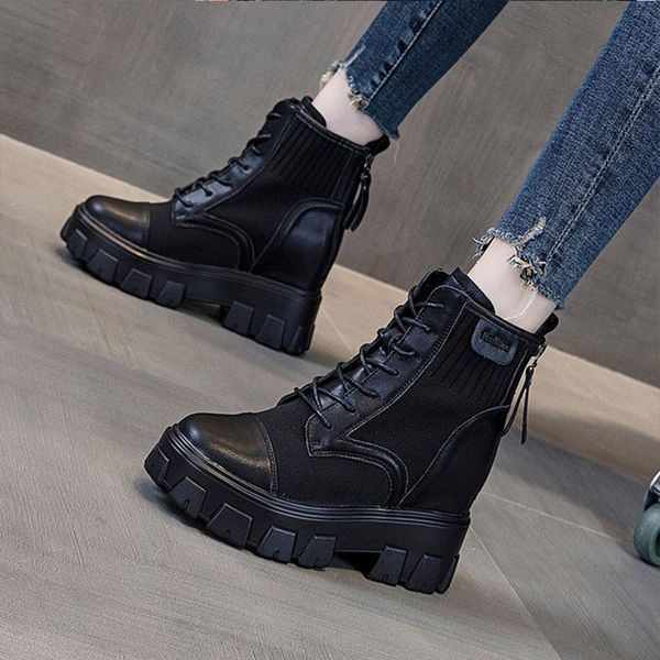 2020 winter shoes women boots round toe platform ankle boots botas mujer high increasing chunky motorcycle women shoes, Black
2020 winter shoes women boots round toe platform ankle boots botas mujer high increasing chunky motorcycle women shoes, Black
