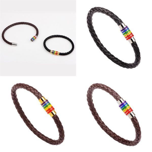 leather rainbow lgbt sign charm wrap bracelets for women men gay lesbian magnetic buckle bangle wristband jewelry 92 p2
leather rainbow lgbt sign charm wrap bracelets for women men gay lesbian magnetic buckle bangle wristband jewelry 92 p2