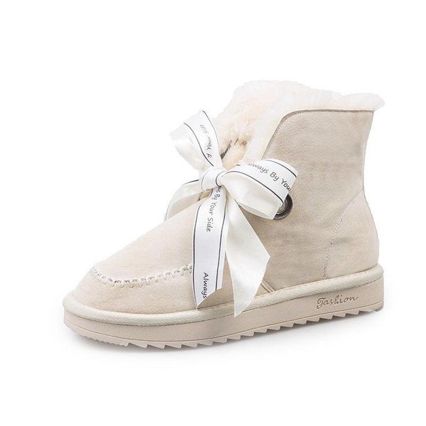 2020 new women's boots winter plus velvet cotton shoes suede lace-up snow boots non-slip casual cotton, Black
2020 new women's boots winter plus velvet cotton shoes suede lace-up snow boots non-slip casual cotton, Black