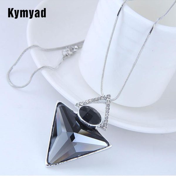 pendant necklaces kymyad fashion costume jewelry women long necklace triangle & pendants bijoux femme crystal stone neckaces for, Silver
pendant necklaces kymyad fashion costume jewelry women long necklace triangle & pendants bijoux femme crystal stone neckaces for, Silver