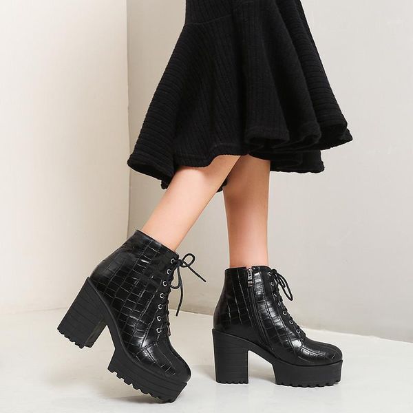 boots ymechic winter punk goth lace up block high heel biker black white red wedding shoes woman platform ankle for women1
boots ymechic winter punk goth lace up block high heel biker black white red wedding shoes woman platform ankle for women1