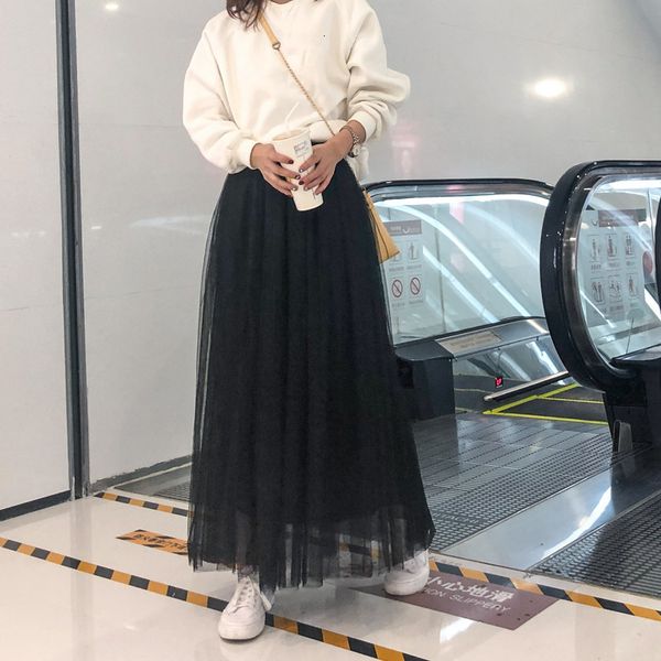 2021 new white midi skirt female high waist black party mesh casual women's bottoms plus size lmm6
2021 new white midi skirt female high waist black party mesh casual women's bottoms plus size lmm6