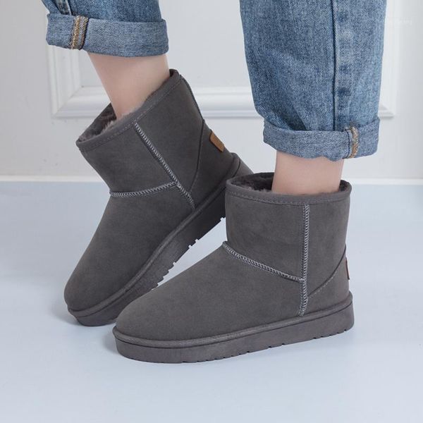 winter women snow boots solid color slip on warm shoes plush fur boots non-slip outdoor ankle classic ladies shoes1, Black
winter women snow boots solid color slip on warm shoes plush fur boots non-slip outdoor ankle classic ladies shoes1, Black