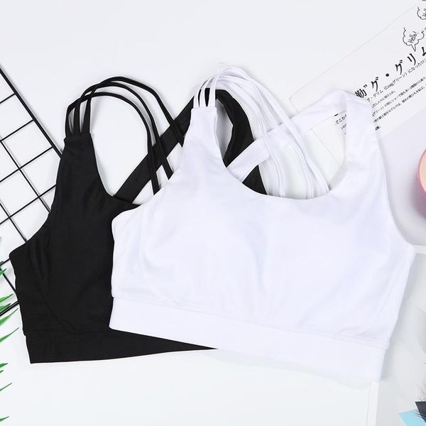 gym clothing women shockproof breathable fitness running vest back sports bras cross straps vests yoga sport bra1, White;black
gym clothing women shockproof breathable fitness running vest back sports bras cross straps vests yoga sport bra1, White;black