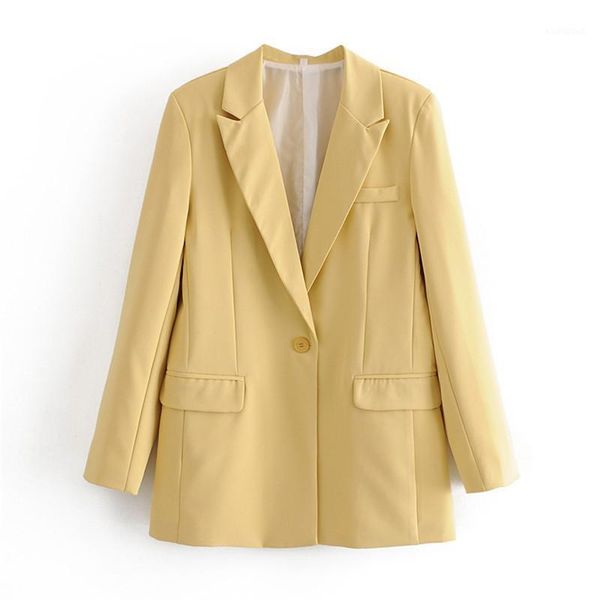 yellow long sleeve female suit blazer candy color office ladies blazer autumn winter casual outwear women jacket coat 20201, White;black
yellow long sleeve female suit blazer candy color office ladies blazer autumn winter casual outwear women jacket coat 20201, White;black