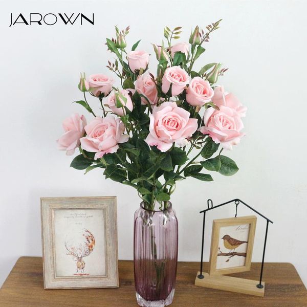 decorative flowers & wreaths jarown artificial 6 heads roses silk for wedding home party decorations table centerpiece1
decorative flowers & wreaths jarown artificial 6 heads roses silk for wedding home party decorations table centerpiece1