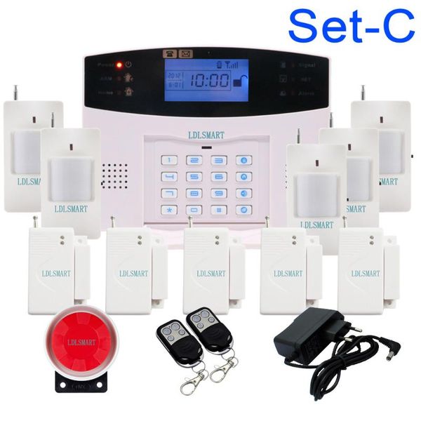 lcd keyboard ru/sp/eg/fr/it voice wireless sms home gsm alarm system house intelligent auto burglar door security alarm systems
lcd keyboard ru/sp/eg/fr/it voice wireless sms home gsm alarm system house intelligent auto burglar door security alarm systems