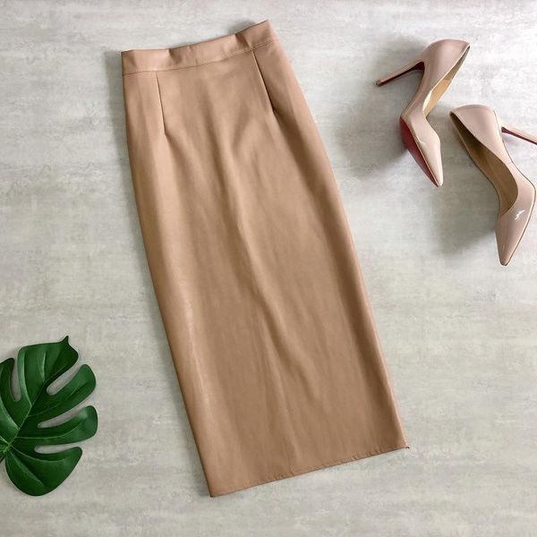neophil 74cm women's winter pu leather midi skirts pencil bodycon eleangt office ladies high waist faux stretch skirt s99021, Black
neophil 74cm women's winter pu leather midi skirts pencil bodycon eleangt office ladies high waist faux stretch skirt s99021, Black
