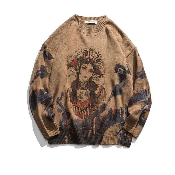 sweater men harajuku chinese style men clothes spandex pullover o neck oversize fashion casual couple sweater women man sweaters, White;black
sweater men harajuku chinese style men clothes spandex pullover o neck oversize fashion casual couple sweater women man sweaters, White;black