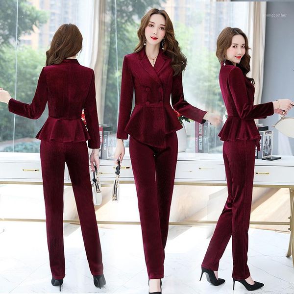 women's suits & blazers autumn office lady suit set women's velvet and pencil pants two-piece blazer pant for women1, White;black
women's suits & blazers autumn office lady suit set women's velvet and pencil pants two-piece blazer pant for women1, White;black