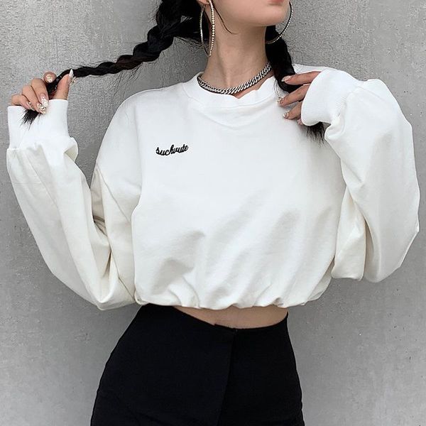 letter embroidery white hoodies women aesthetic sweatshirt autumn winter 2020 o neck long sleeve crop hoodie loose pullover, Black
letter embroidery white hoodies women aesthetic sweatshirt autumn winter 2020 o neck long sleeve crop hoodie loose pullover, Black