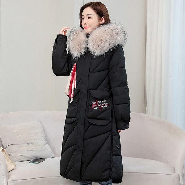2020 new winter jacket women long coats thicken warm plus size women parkas hooded fur collar oversize winter clothes, Black
2020 new winter jacket women long coats thicken warm plus size women parkas hooded fur collar oversize winter clothes, Black