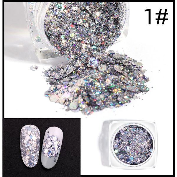 12 boxes chunky glitter colorful mixed eye shadow body nail face lips iridescent flakes sparkles powder sequins, Silver;gold
12 boxes chunky glitter colorful mixed eye shadow body nail face lips iridescent flakes sparkles powder sequins, Silver;gold