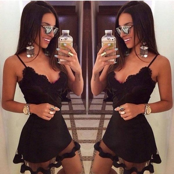 sleeveless halter mini female dress party dresses korean dress women bodycon lace dreses vestido vestidos de festa1, Black;gray
sleeveless halter mini female dress party dresses korean dress women bodycon lace dreses vestido vestidos de festa1, Black;gray