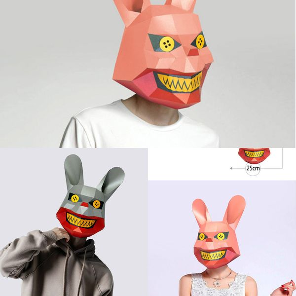 3d scary кролика pre cut хеллоуин костюм косплей diy бумага craft модель маска рождество
3d scary кролика pre cut хеллоуин костюм косплей diy бумага craft модель маска рождество