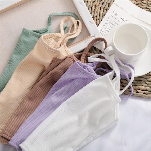 women fashion crop solid color polyester spaghetti strap backless vest comfortable camisole girls korean small vest, White
women fashion crop solid color polyester spaghetti strap backless vest comfortable camisole girls korean small vest, White