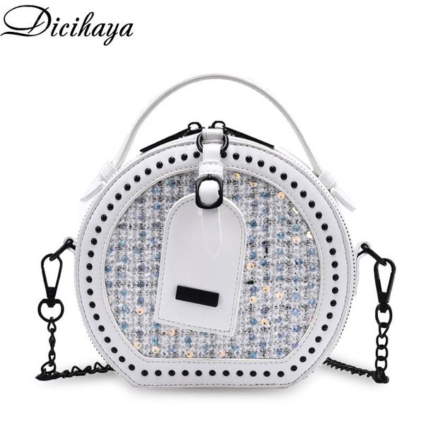 dicihaya autumn small female pu bag 2020 new trendy wild chain one shoulder messenger women fashion portable small round handbag
dicihaya autumn small female pu bag 2020 new trendy wild chain one shoulder messenger women fashion portable small round handbag