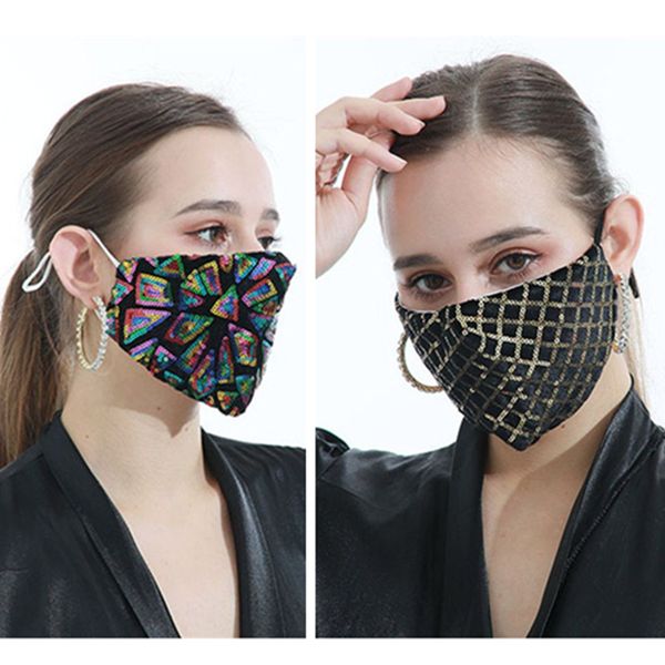 fashion womens black face mask bling sequined masks reusable sequins facemaks new cycling face covers adults casual mouth-muffle ly10262
fashion womens black face mask bling sequined masks reusable sequins facemaks new cycling face covers adults casual mouth-muffle ly10262
