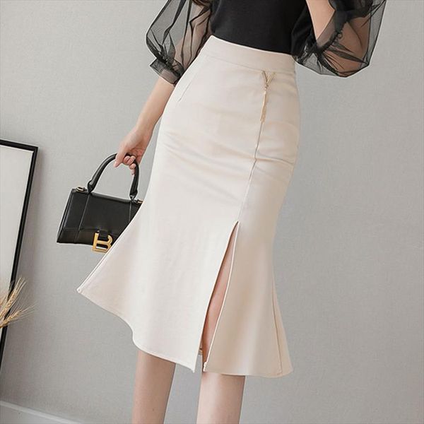 new women black red pencil skirts 2020 elegant high waist korean clothing fashion knee length ruffles split office midi skirts
new women black red pencil skirts 2020 elegant high waist korean clothing fashion knee length ruffles split office midi skirts
