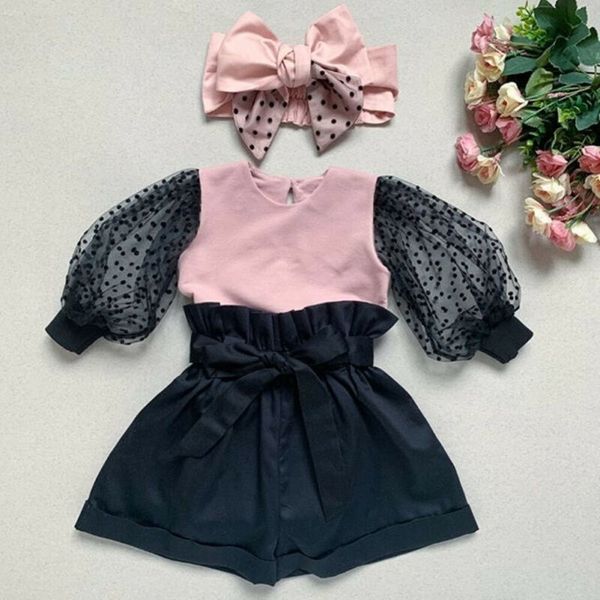 casual kids baby girl autumn winter clothes lace long sleeve shorts pants bow headdress outfit set y200525, White
casual kids baby girl autumn winter clothes lace long sleeve shorts pants bow headdress outfit set y200525, White