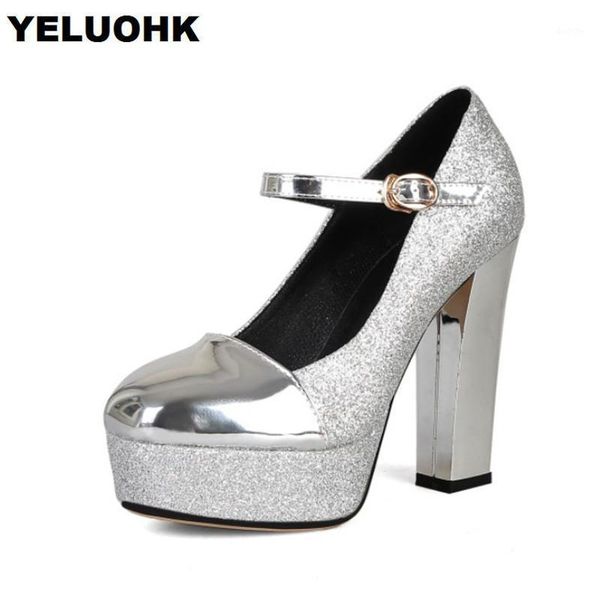 new arrive square toe pumps women shoes high heels glitter platform shoes women mary janes with heel bridal1, Black 
new arrive square toe pumps women shoes high heels glitter platform shoes women mary janes with heel bridal1, Black