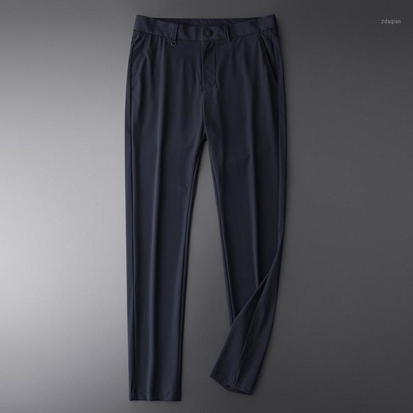 men's pants summer men suit luxury soft silky fabric solid color skinny casual hight quality slim fit man trousers1, Black
men's pants summer men suit luxury soft silky fabric solid color skinny casual hight quality slim fit man trousers1, Black