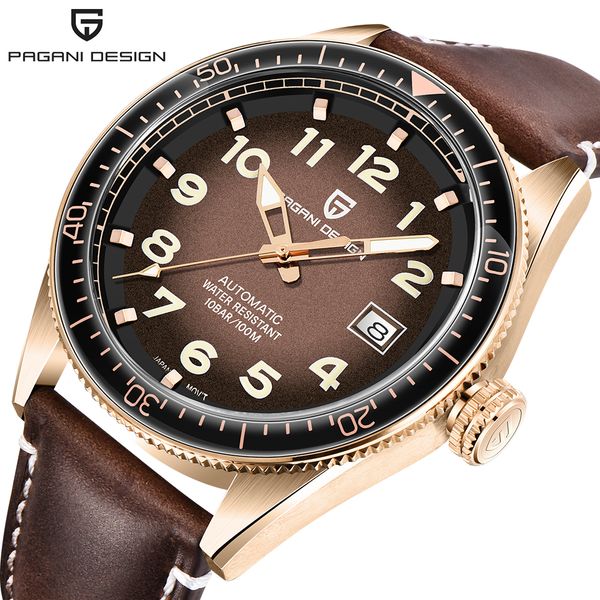 pagani design 2020 brand men watches automatic stainless steel waterproof watch men luxury business sport mechanical wristwatch 0929, Slivery;brown
pagani design 2020 brand men watches automatic stainless steel waterproof watch men luxury business sport mechanical wristwatch 0929, Slivery;brown