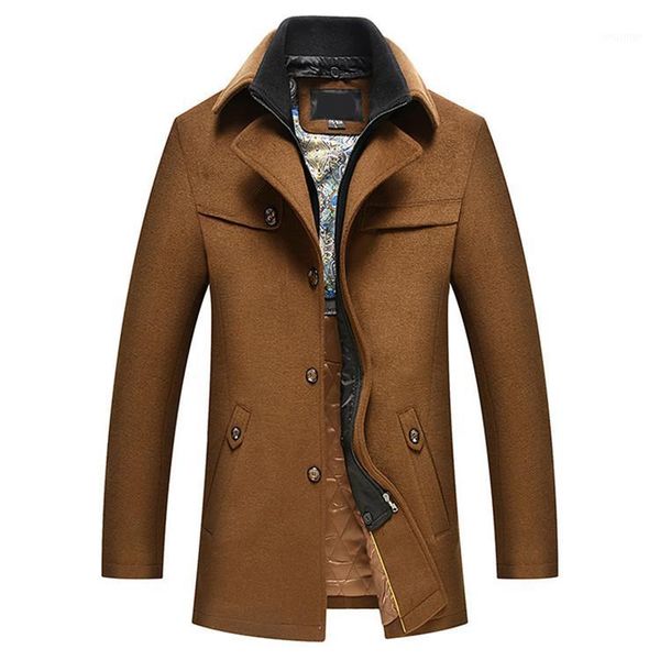 men's woolen coat winter autumn wool jackets windbreaker thick warm lapel coat casual male brand clothing1, Black
men's woolen coat winter autumn wool jackets windbreaker thick warm lapel coat casual male brand clothing1, Black