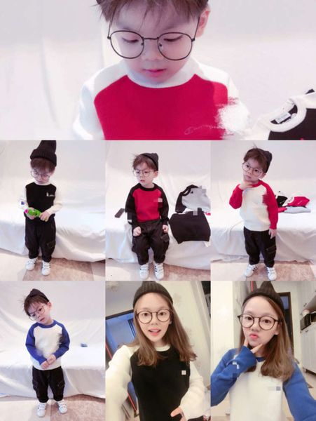 double 2020 new layer same bottom jacquard pullover color matching sweater for boys and girls 18066, Blue
double 2020 new layer same bottom jacquard pullover color matching sweater for boys and girls 18066, Blue