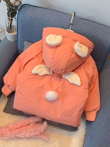 girl's thickened autumn and winter girls down cotton padded clothes 2020 new children's foreign style, Blue;gray
girl's thickened autumn and winter girls down cotton padded clothes 2020 new children's foreign style, Blue;gray