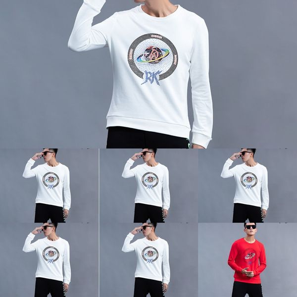 2020 autumn new style men's drill long sleeve round neck pullover pullover pulloverpulloversweater men's fashion brand ins c1l0d, Black
2020 autumn new style men's drill long sleeve round neck pullover pullover pulloverpulloversweater men's fashion brand ins c1l0d, Black