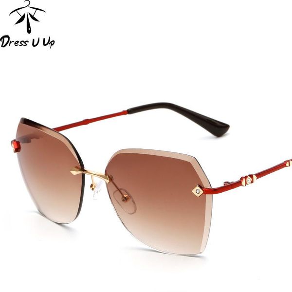 sunglasses dressuup retro crystal rimless women brand fashion sun glasses woman shades occhiali da sole donna, White;black
sunglasses dressuup retro crystal rimless women brand fashion sun glasses woman shades occhiali da sole donna, White;black